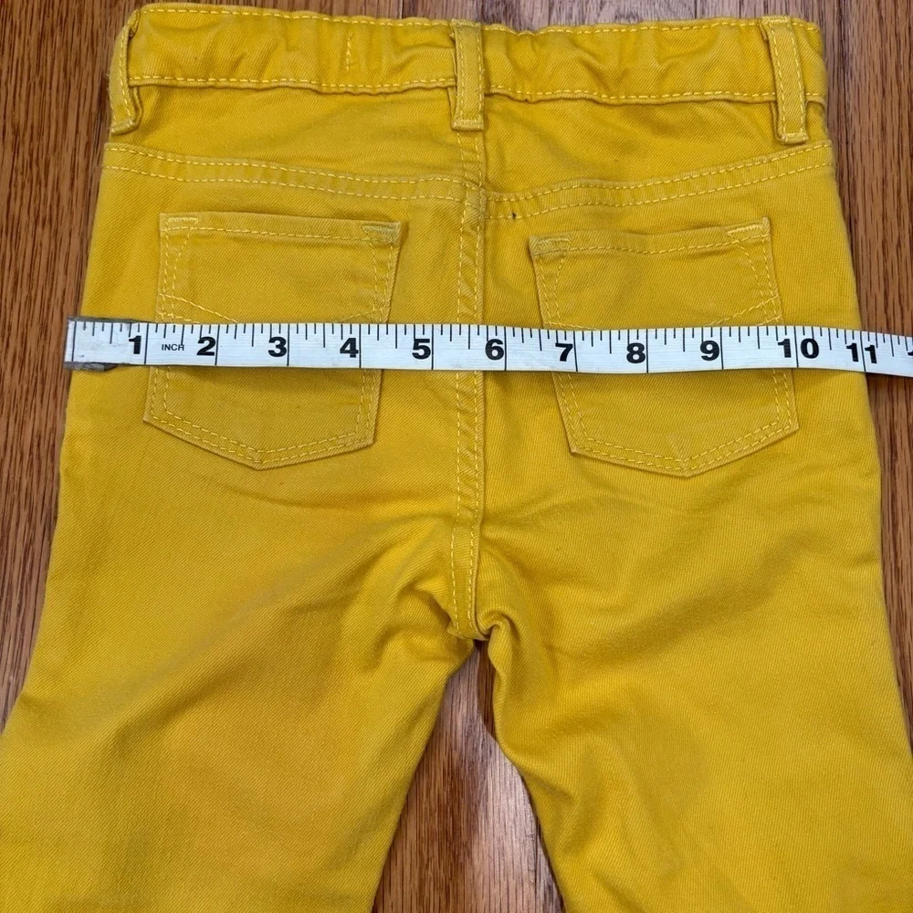 Gap little girls mustard mini skinny jeans size 5